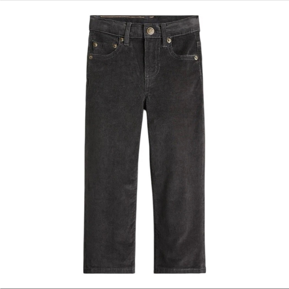 J Crew Kids' classic-fit stretch corduroy pant Boys Sizs 4‎ Grey